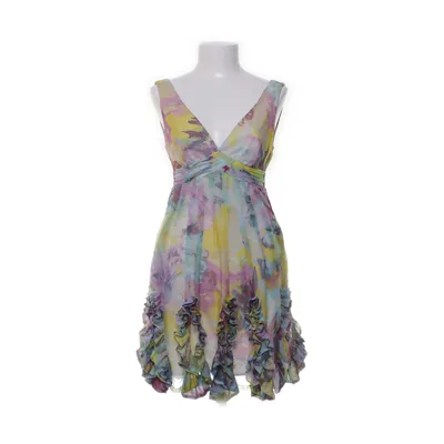 Dress (White, Multicolored) from BCBG Max Azria Polyester, Silk