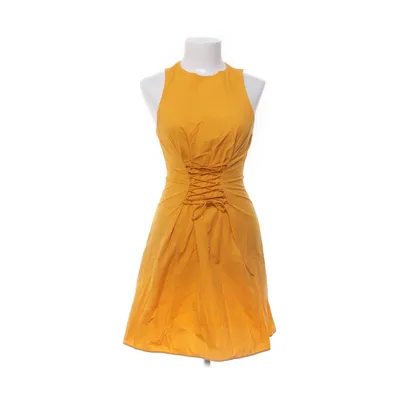 Kjole (Gul) fra Mango Suit Bomuld, Polyester
