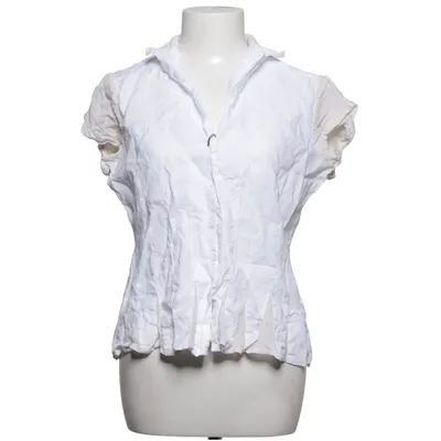 Chemise à manches courtes (Blanc) de Derhy Lin, Soie