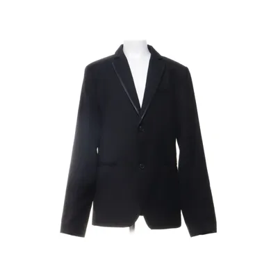 Blazer (Zwart) van H&M Polyester, Wol, Viscose