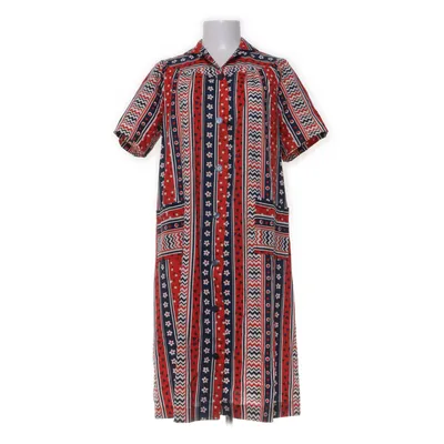 Blousejurk (Blauw, Rood, Wit) van Vintage Katoen
