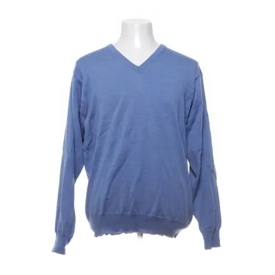 Pullover (Blå) fra Oscar Jacobson Merinould