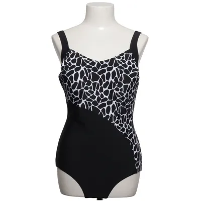 Maillot de bain une pièce (Noir, Blanc) de Lycra
