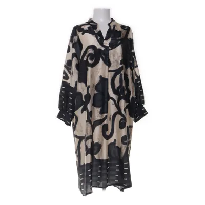 Klänning (Beige, Svart, Flerfärgad) från Made in italy