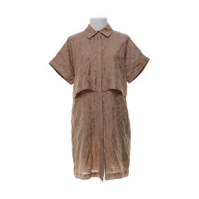 Skjortekjole (Beige) fra Scotch & Soda by Maison Scotch Lyocell, Nylon, Polyester