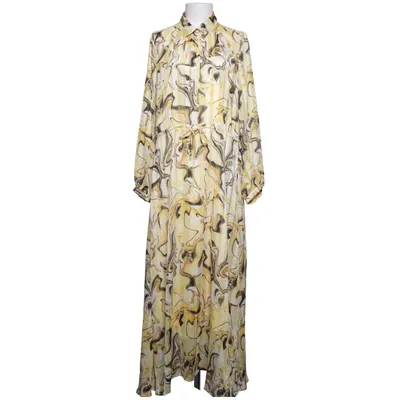 Maxikjole (Gul, Flerfarvet) fra InWear Genanvendt polyester, Viscose