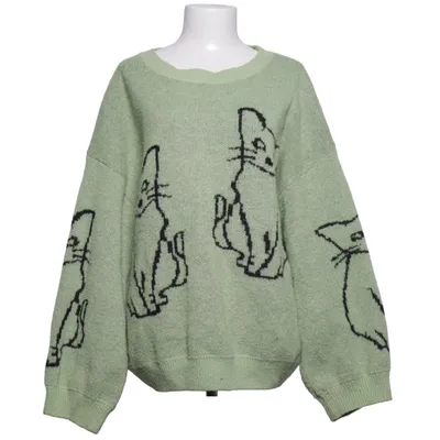 Tröja (Grön, Svart) från Romwe Polyester