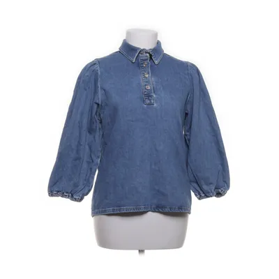 Jeansskjorta (Blå) från Minimum Elastan, Återvunnen bomull