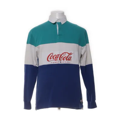 Rugbytröja (Turkos, Vit, Blå) från Tommy Hilfiger Jeans x Coca Cola Bomull