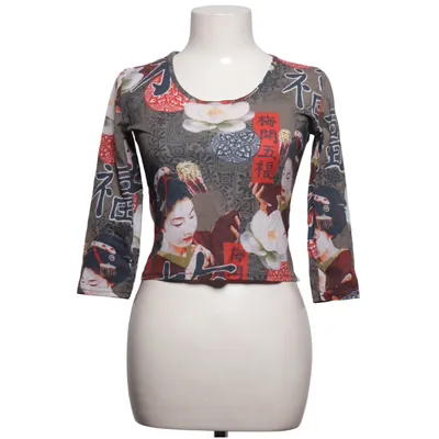T-shirt à manches longues (Marron, Rouge, Blanc, Noir) de Repeat Polyester