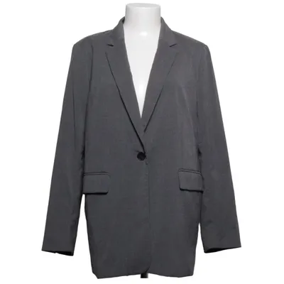 Blazer (Gray) from H&M Modern Classic Polyester, Viscose, Elastane