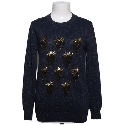 Sweater (Blue, Gold) from Markus Lupfer Metallic fiber, Wool