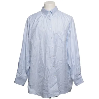 Shirt (Blue, White) from Stenströms Cotton