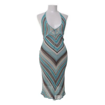 Halterneckklänning (Blå, Brun, Beige) från Karen Millen Viskos