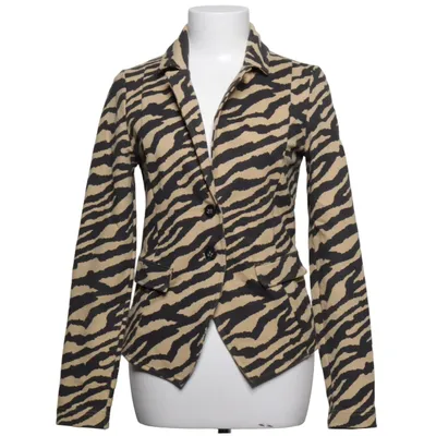 Kavaj (Beige, Svart, Flerfärgad) från House of Lola Bomull, Elastan