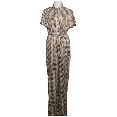 Jumpsuit (Wit, Bruin, Geel) van Parfois Viscose