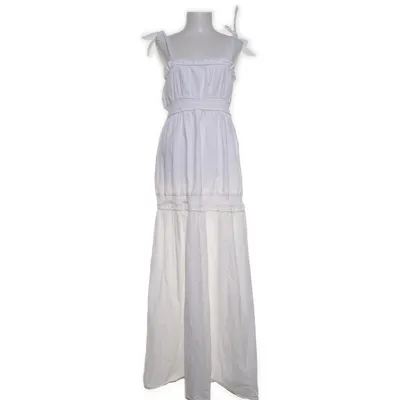 Långklänning (Vit) från NA-KD Bomull