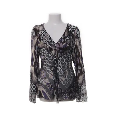 Bluse (Sort, Flerfarvet) fra Tone Barker Silk Silke