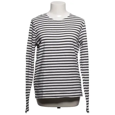 Långärmad t-shirt (Svart, Vit) från Popeia Ekologisk bomull