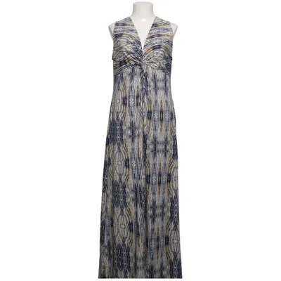 Långklänning (Blå, Vit, Beige) från Saint Tropez Elastan, Polyester