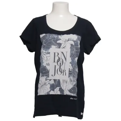 T-shirt (12 FLOWER TEXT TEE) de Bien Bleu Coton