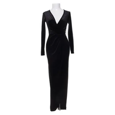 Maxikjole (Sort) fra Miss Selfridge Polyester, Elastan