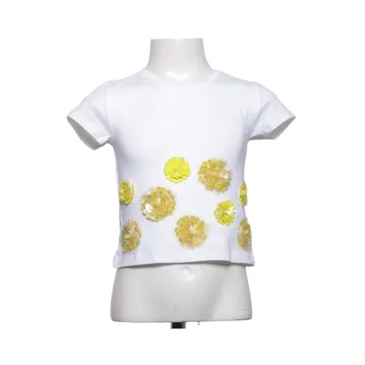 T-shirt (Vit, Gul) från Crewcuts Bomull