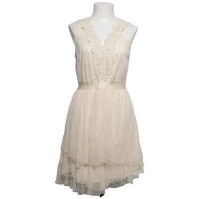 Robe (Blanc, Beige) de Lily Mcbee Élasthane, Polyamide, Polyester