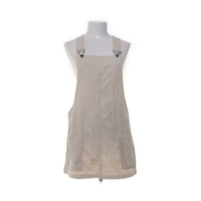 Dungaree dress (Beige) from Liquor N Poker Cotton