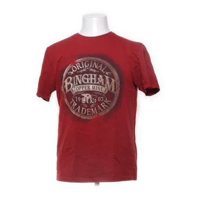 T-shirt (Röd, Flerfärgad) från Gildan Bomull, Polyester