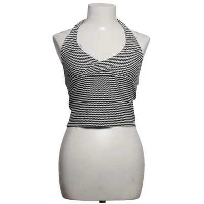 Halterneck top (Sort, Hvid) fra Bamboo Blonde Bomuld