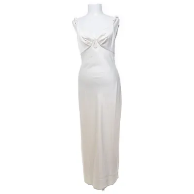 Evening gown (Beige) from Adoore Elastane, Polyester