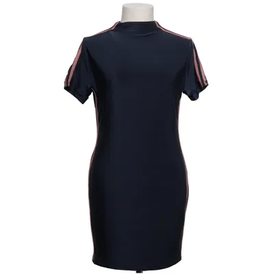 Jurk (Blauw, Roze) van Carli Bybel x Missguided Elastaan, Polyester