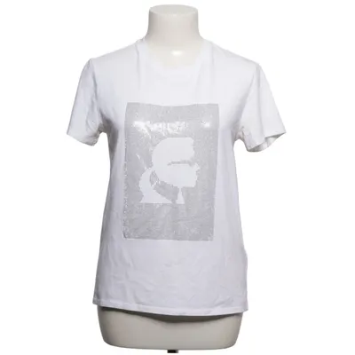 T-shirt (White) from Karl Lagerfeld Cotton, Elastane