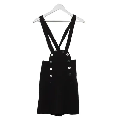 Dungaree shorts (Black) from Gestuz Elastane, Polyester, Viscose