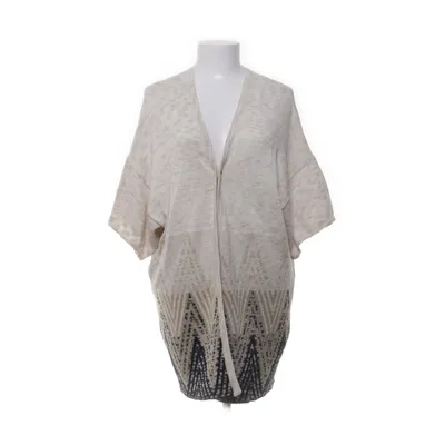 Cardigan (Beige, Noir) de Indiska Acrylique, Coton