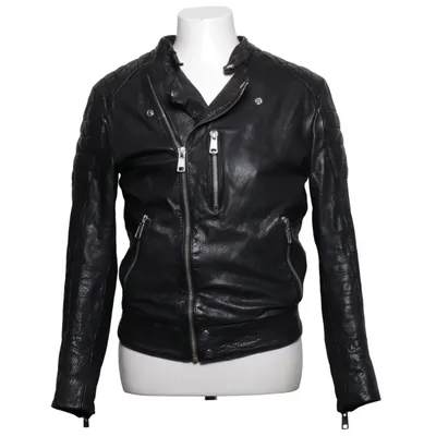 Bikerjacka (Svart) från Topman Skinn, Lyocell, Modal, Polyester