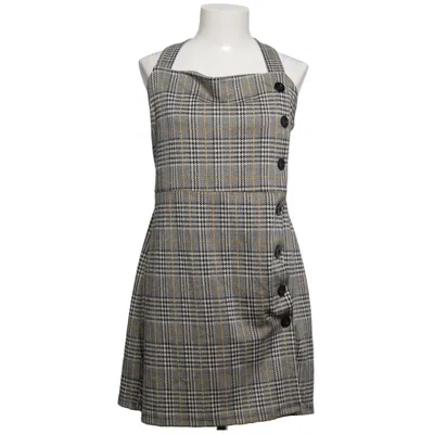 Dungaree dress (Gray, Yellow, Black) from New Look Elastane, Polyester, Viscose