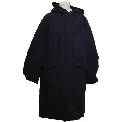 Parka (Blue) from Poetry Acetate, Down, Feather, Lyocell, Organic cotton, Polyamide