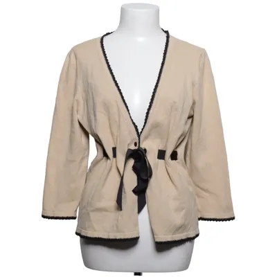 Omlottkofta (Beige, Svart) från White House Black Market Bomull, Elastan, Polyamid