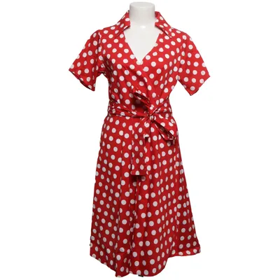 Robe portefeuille (Rouge, Blanc) de Dress Tells