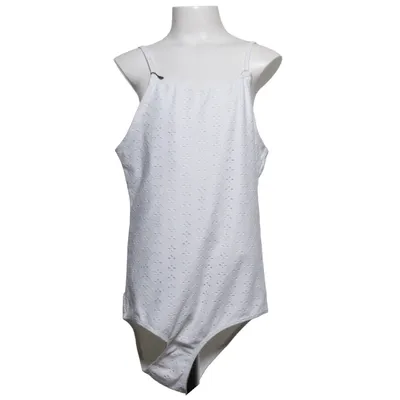 Swimsuit (White) from KappAhl Elastane, Polyester