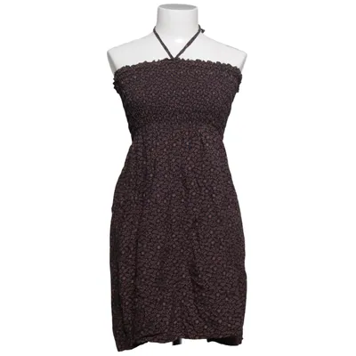 Halterneck dress (Blue, Multicolored) from Rayon Viscose