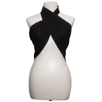 Haltertop (Zwart) van Olars Ulla Elastaan, Viscose