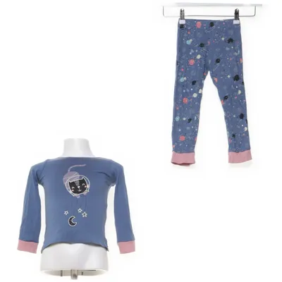 Pyjamas (Blå, Flerfärgad) från Alive Ekologisk bomull