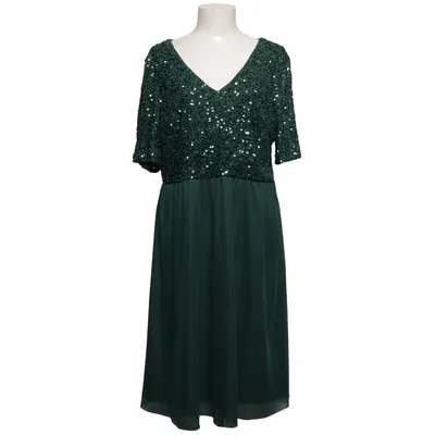 Kjole (Grøn) fra Anna Field Curvy Elastan, Genanvendt polyester