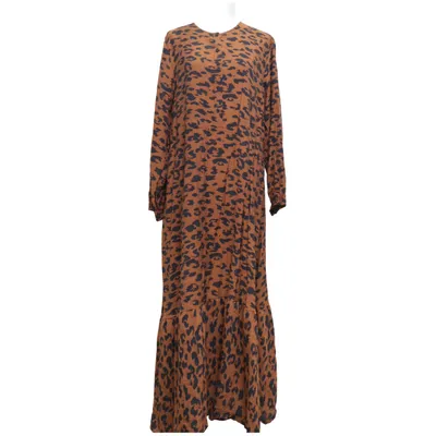 Maxi dress (Brown, Black) from LCW Modest Polyamide, Viscose