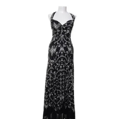 Maxi jurk (Zwart, Beige) van Karen Millen Zijde, Polyester