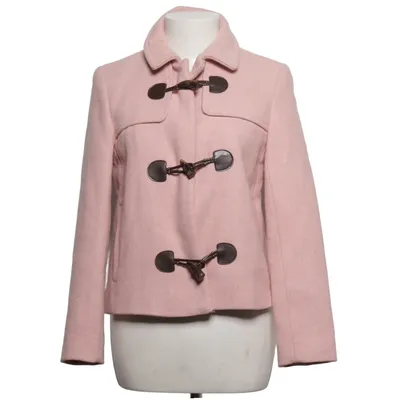 Duffle coat (Pink) from Zara Basic Acetate