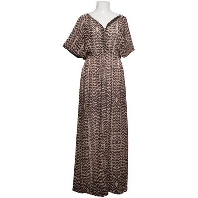 Maxi dress (Brown, Beige) from Bodyflirt Polyester